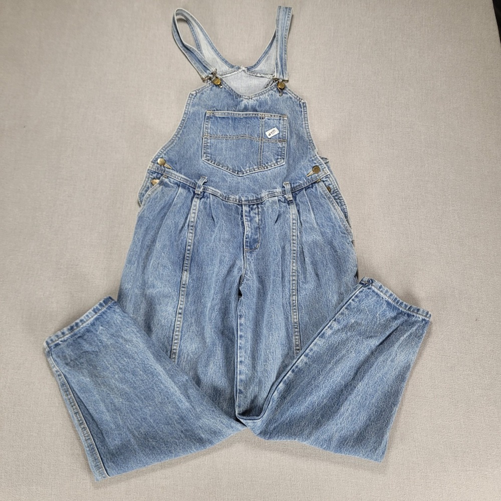 Vintage Guess Jeans Bib Overalls Blue‎ Jean Denim Womens Sz 3 USA Georges